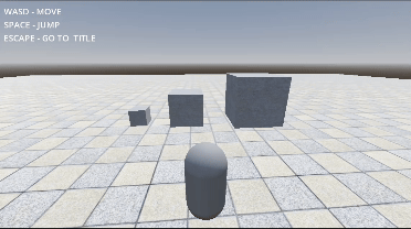 3D三人称視点のプレイヤープロジェクト